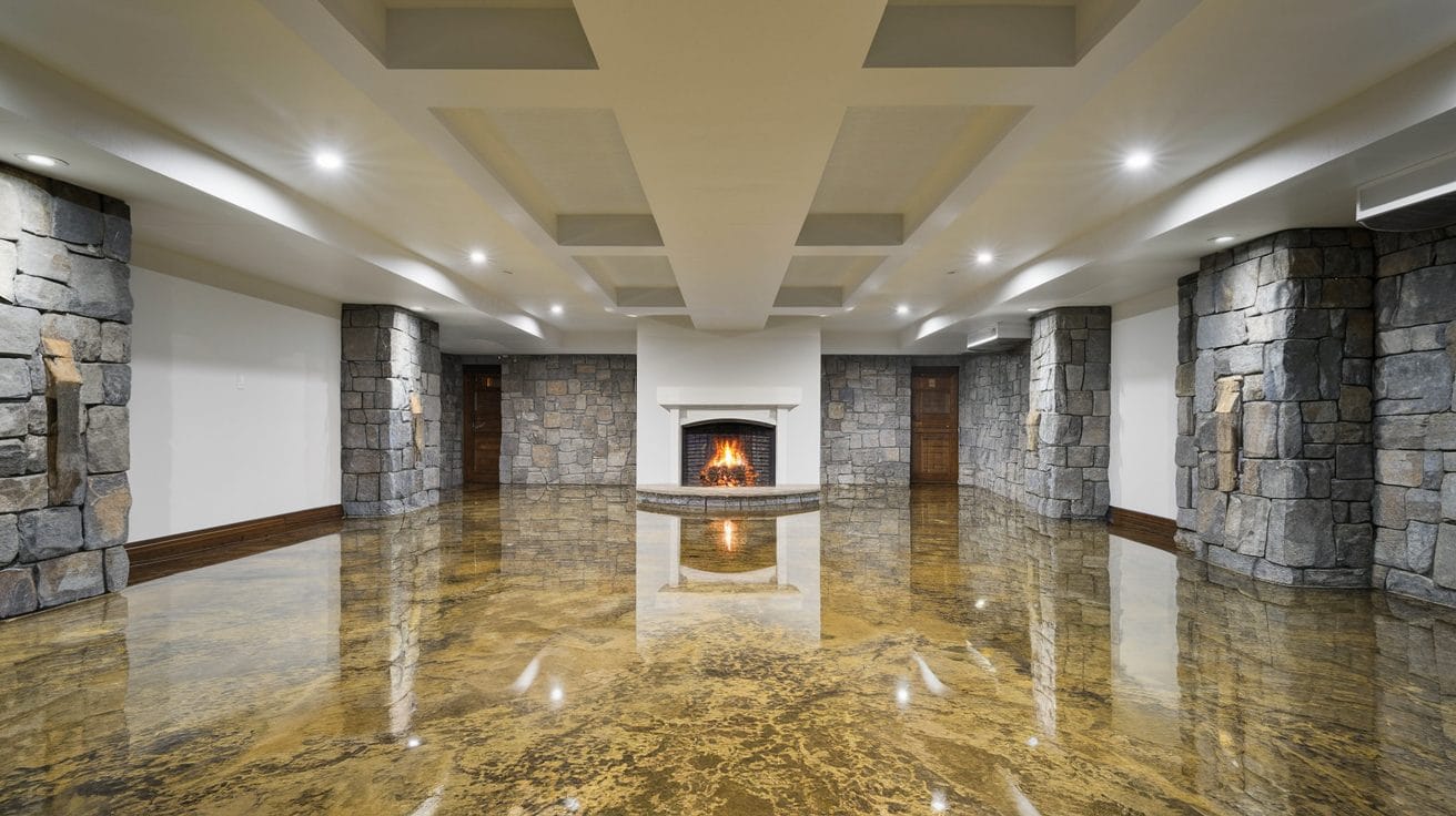 epoxy basement flooring