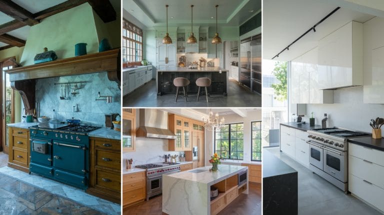 types of kitchen designs