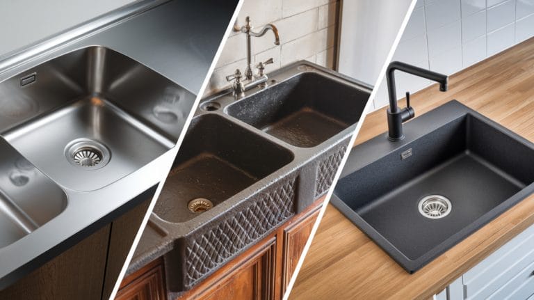 types of kitchen sink